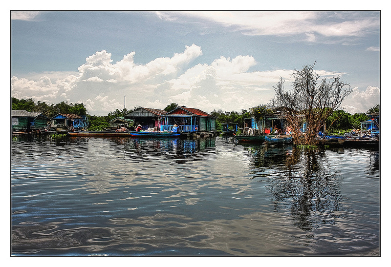 Il Lago di Tonle Sap , Cambogia - Vietnam Cambogia