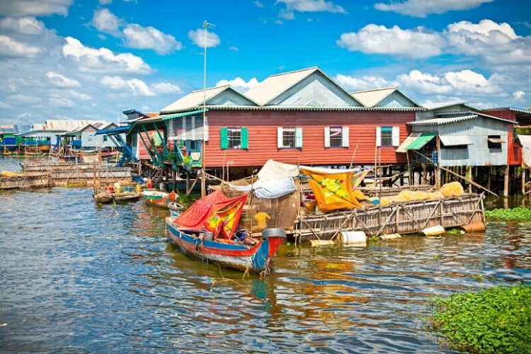 lago tonle sap della Cambogia