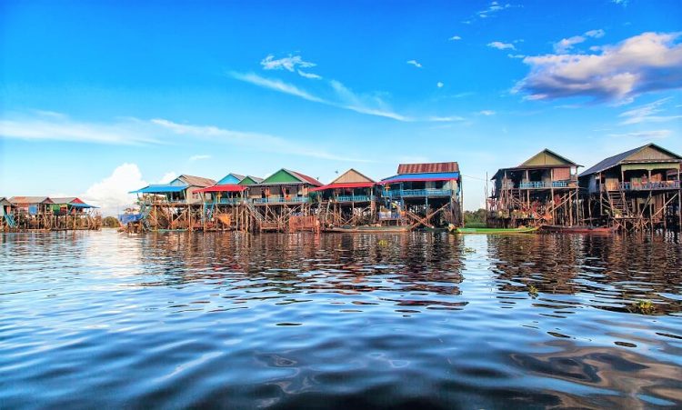lago tonle sap della Cambogia