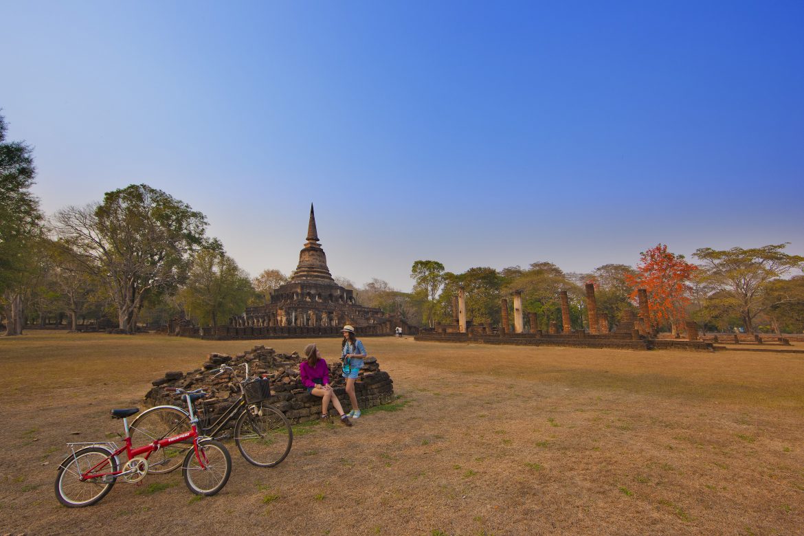 Ciclismo a Sukhothai, Thailandia, viaggi ecosostenibili